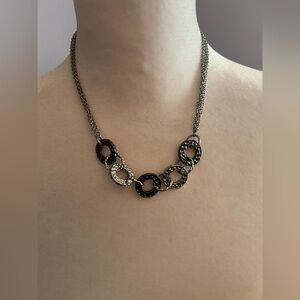 Lia Sophia "Eclipse" Interlocking Circles Necklace